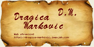 Dragica Marković vizit kartica